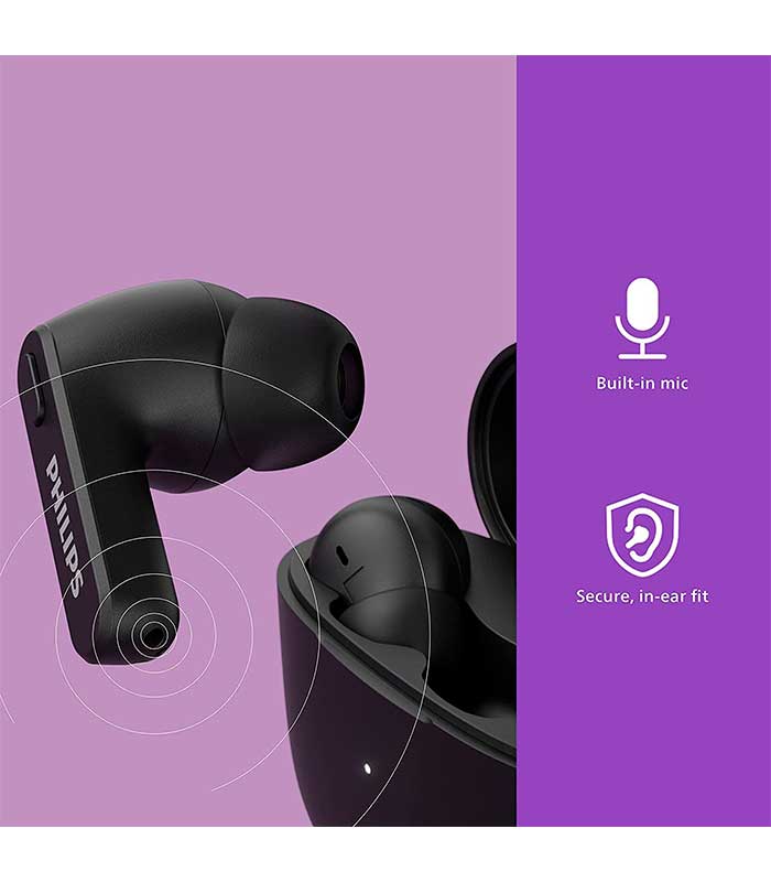 Auriculares Inalámbricos - TAT2206BK/00 PHILIPS, Intraurales